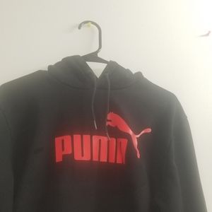Black and red puma hoodie